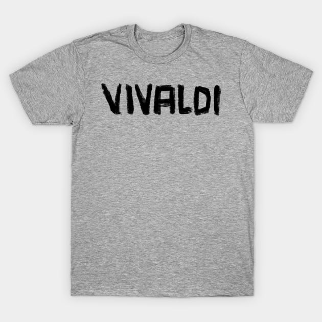 Classical Composer: Vivaldi T-Shirt by badlydrawnbabe